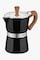 cilio Cafetera italiana Classico Natura 3 tazas, aluminio negro