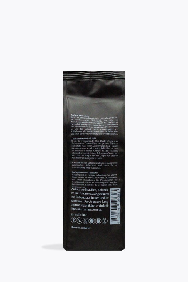 Dinzler Espresso Modena 250g parte trasera