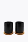Bredemeijer Juego de 2 tazas de té Umea Schwarz