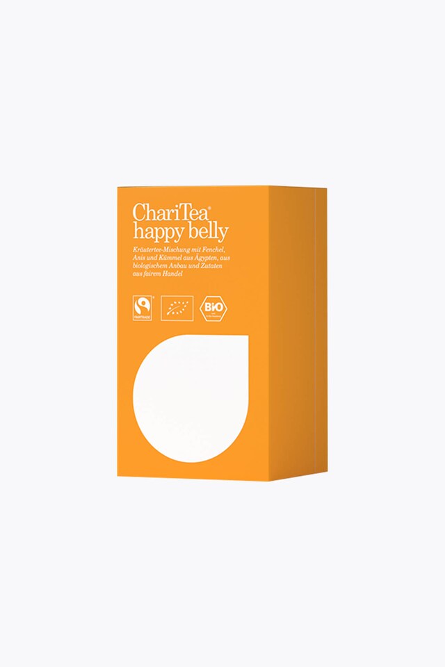 ChariTea Happy Belly 20 bolsitas de té vertical