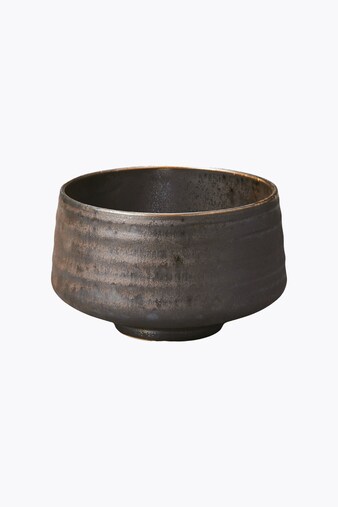 KEIKO matcha bowl dark brown