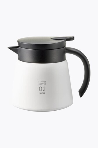 Hario V60 02 Insulated Carafe PLUS 600ml White