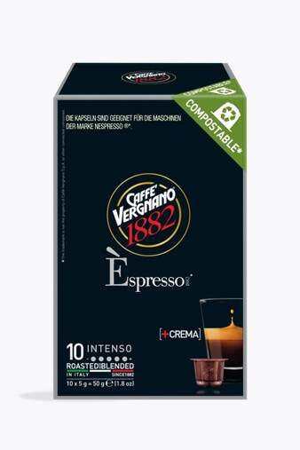 Caffè Vergnano Intenso 10 Capsules Nespresso® Compatible