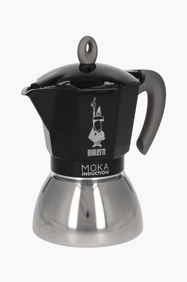 Bialetti Espresso Maker New Moka Induction 6 Cups Black