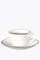 ASA Selection espresso cup with saucer ligne noire