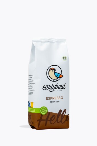 earlybird coffee Espresso Organic 250g Ground