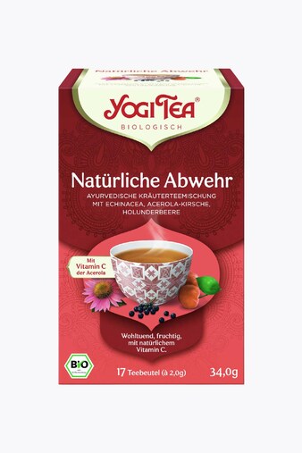 Yogi Tea Natürlicher Abwehr Bio, 17 bolsitas de té