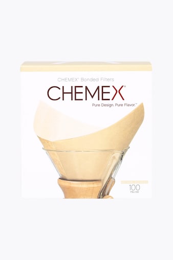 Chemex filters for 6, 8, and 10 cup carafes natural 100 pieces