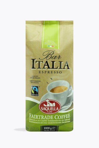 Saquella Bar Italia Fairtrade Espresso 1kg