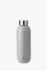 Stelton Keep Cool Insulated Bottle 600ml Light Grey