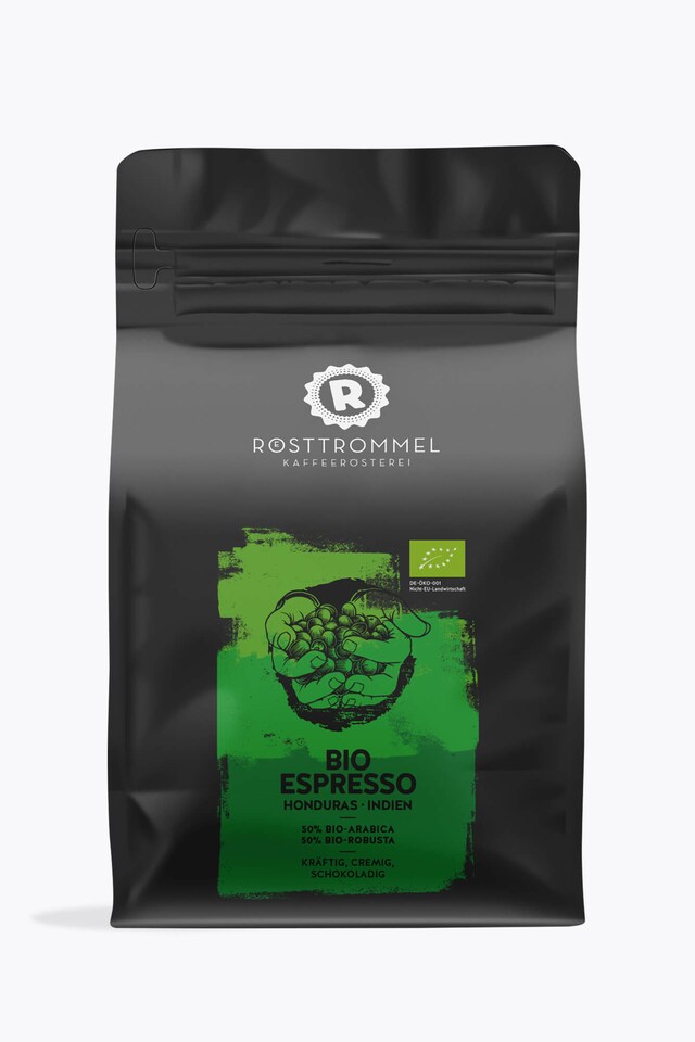 Rösttrommel Organic Blend Espresso 1kg
