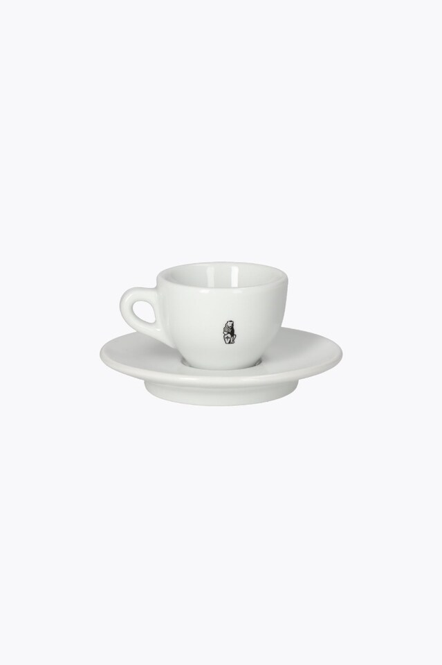 La Marzocco linea Espresso Cup Black mit Untertasse