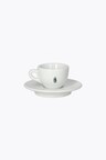 La Marzocco linea Espresso Cup Black mit Untertasse
