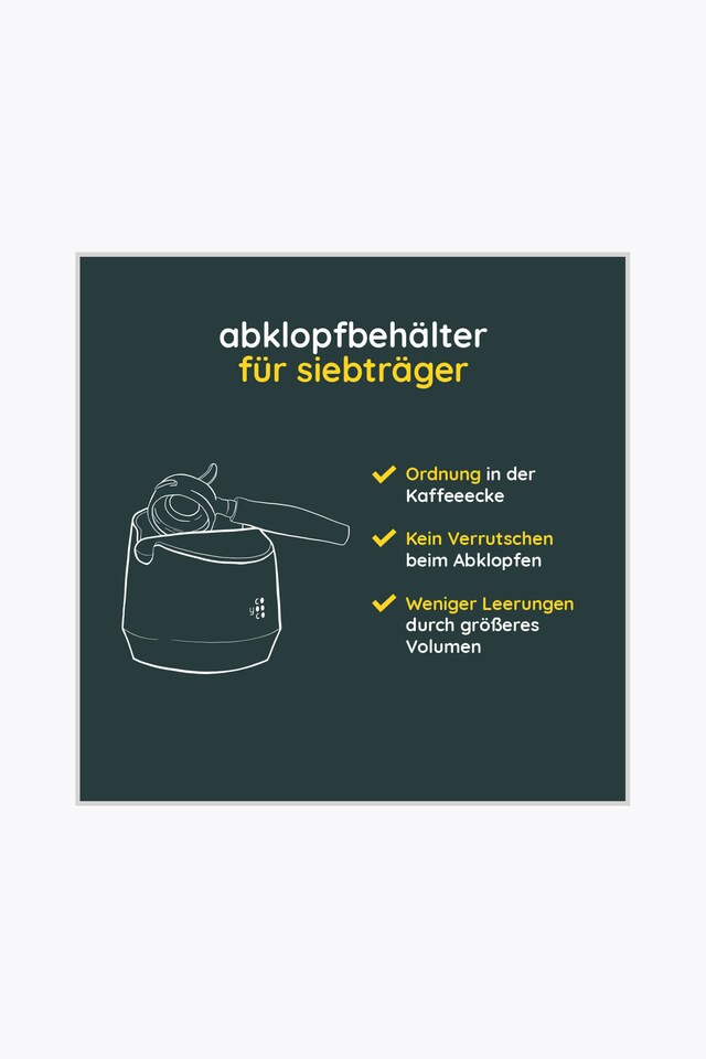 Coyooco Knock Box Portafilter Black