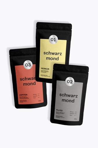Schwarzmond set de degustación 750g