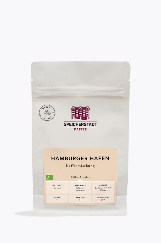 Mezcla de café Speicherstadt Hamburger Hafen ecológica 250g