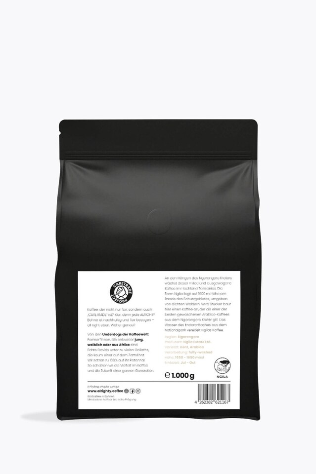 Alrighty Tanzania Crema 250g