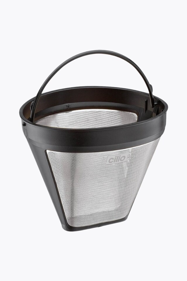 cilio permanent coffee filter stainless steel size 4