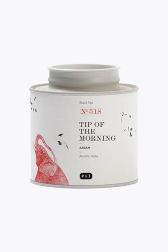 Paper & Tea Tip of the Morning No. 518 organic 80g loose leaf tea tin