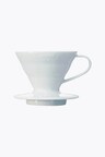 Hario V60 Dripper 01 filtro de café de cerámica (filtro manual) blanco