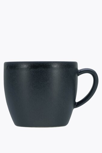 CreaTable Soft Touch taza de cappuccino negra