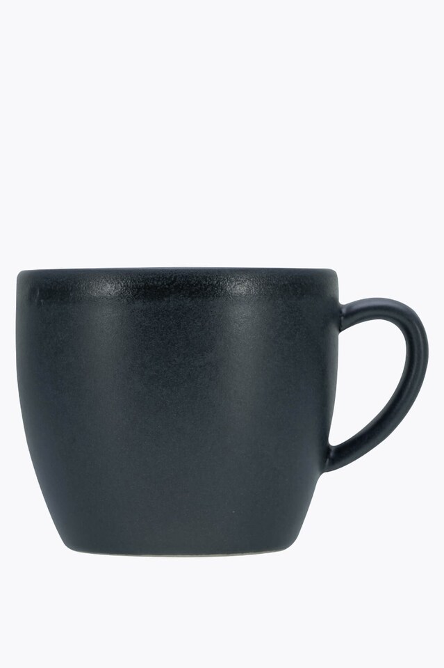 CreaTable Soft Touch Cappuccinotasse Schwarz