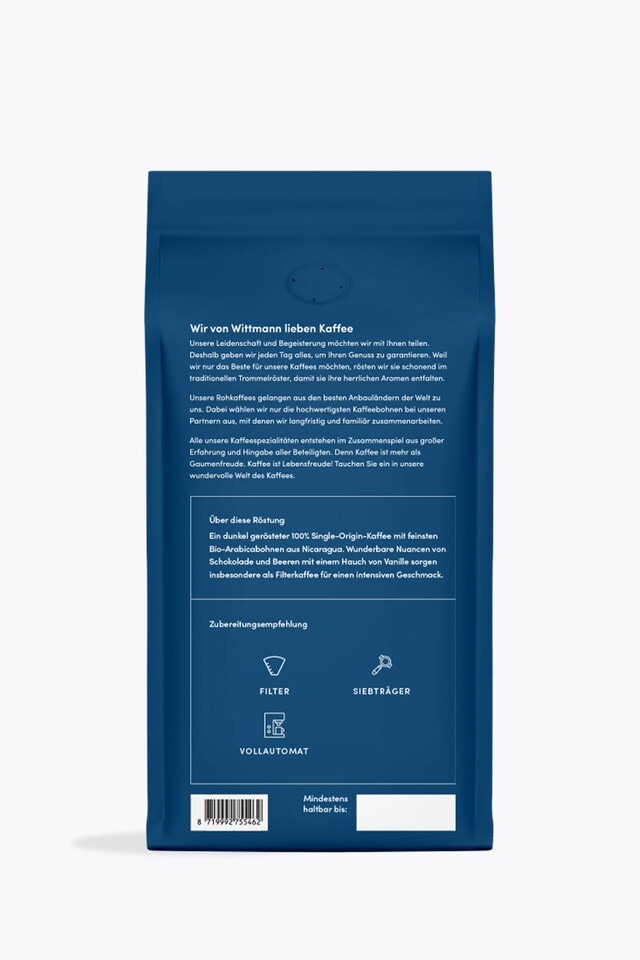 Wittmann Coffee Nicaragua Bio 1kg