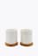 Set de 2 tazas de té Bredemeijer Umea blanco