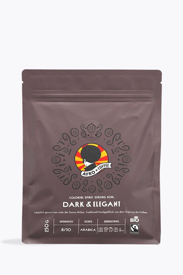 Afro Coffee Dark & Elegant Organic 250g