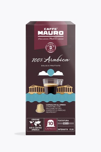 Caffè Mauro 100% Arabica 10 Capsules Nespresso® Compatible