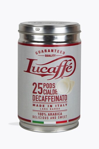 Lucaffé Decaffeinato 25 E.S.E Pods Can
