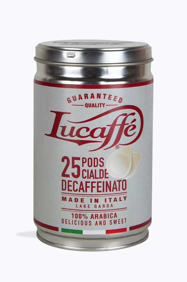 Lucaffé Decaffeinato 25 E.S.E Pods Can