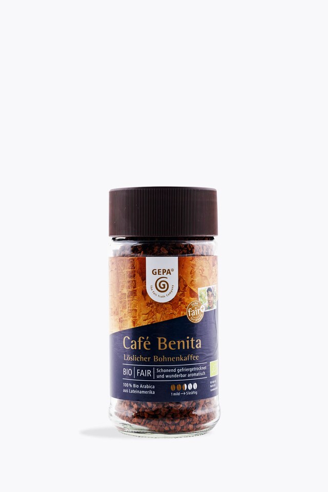 GEPA Bio Café Benita 100g Instant Coffee