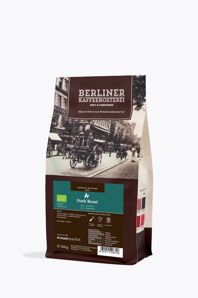 Berliner Kaffeerösterei Espresso Dark Roast Organic 250g