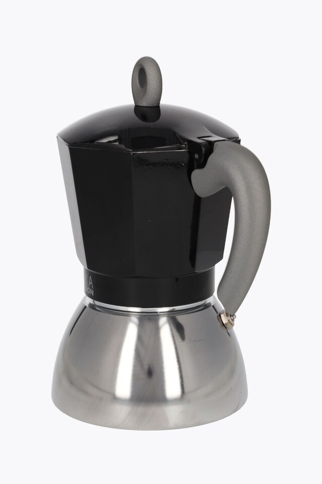 Bialetti Espresso Maker New Moka Induction 6 Cups Black