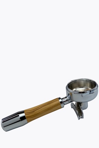 ECM portafilter 2-spout olive wood
