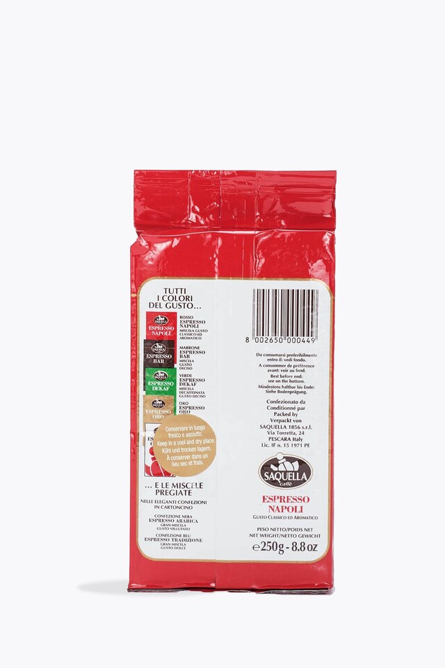 Saquella Espresso Napoli molido 250g