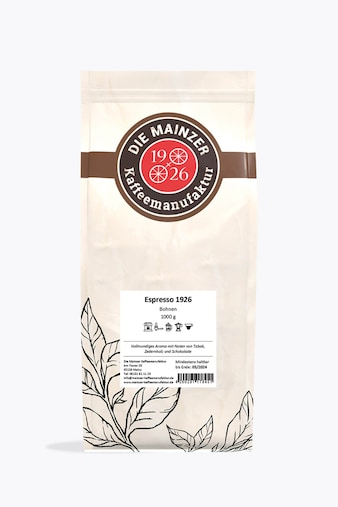 Mainzer Kaffeemanufaktur Espresso 1926 1kg