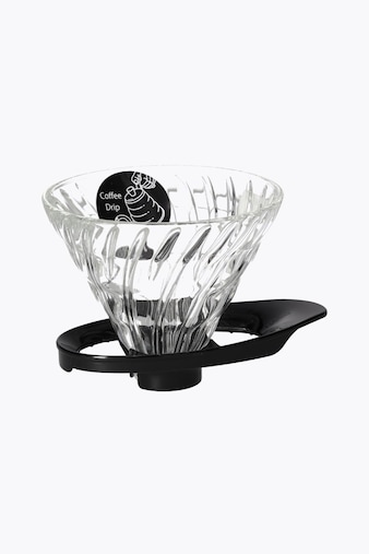 Hario V60 Glass Dripper 02 Coffee Filter (Hand Filter) Black