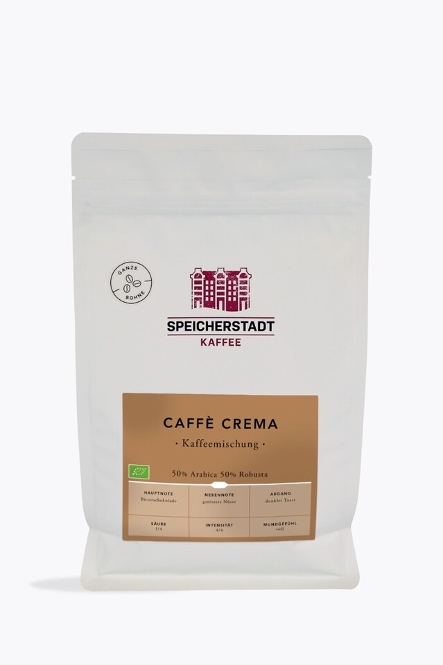 Speicherstadt Caffè Crema Organic 500g
