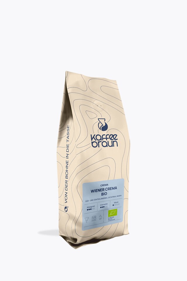 Kaffee Braun Wiener Crema Organic 250g