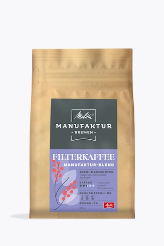 Melitta® Manufaktur Bremen Filterkaffee 500g gemahlen