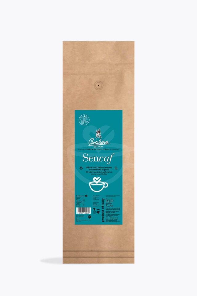 Barbera Sencaf Decaffeinated 1kg