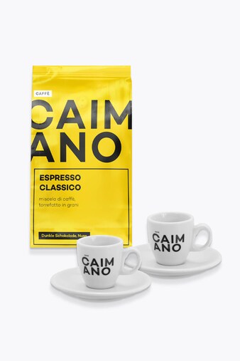 Caffè Caimano Espresso Classico 1kg y 2 tazas de espresso a precio de oferta