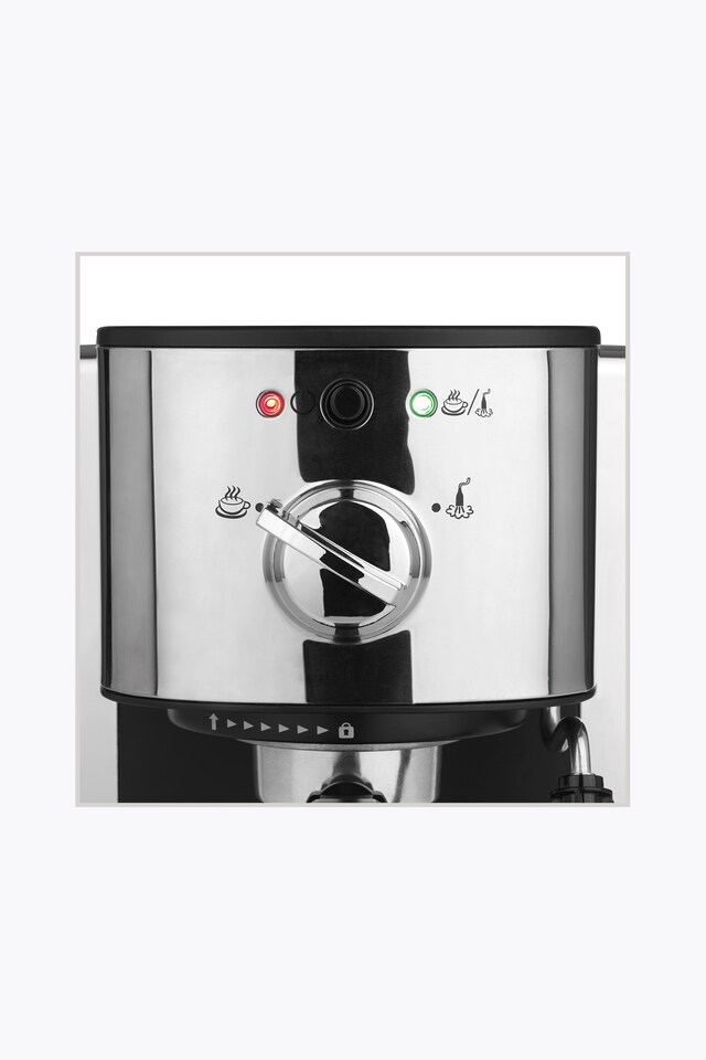BEEM Portafilter Machine Espresso Perfect Ultimate 20bar Chromee-Style 1470W Silver
