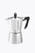 Pedrini polished aluminum coffee maker for 6 cups