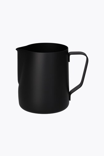 Rhinowares Jarra de leche Teflón 600ml Negro