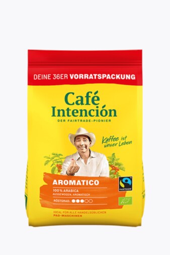 Café Intención Aromático Orgánico 36 monodosis compatibles con Senseo®