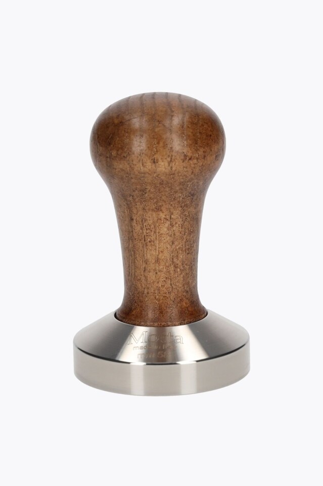 Motta Tamper Wave 58mm Wood Brown