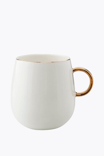 Lene Bjerre Clara taza blanca